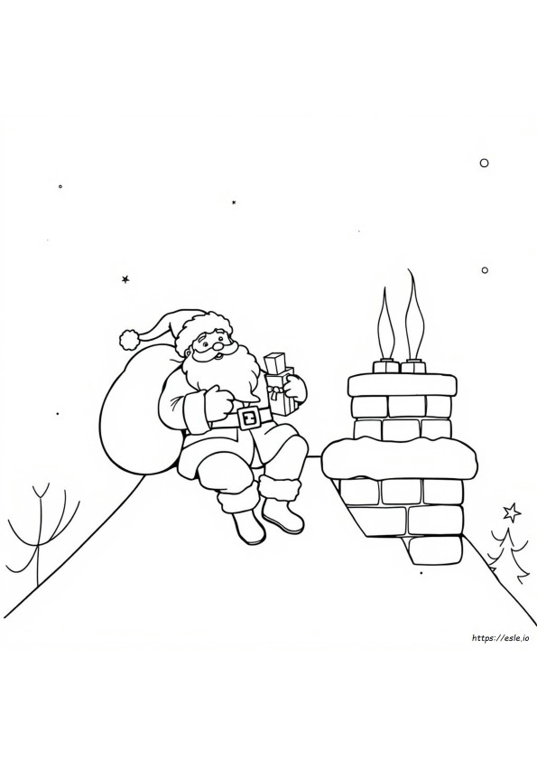 Gratis Kleurplaten Van De Kerstman