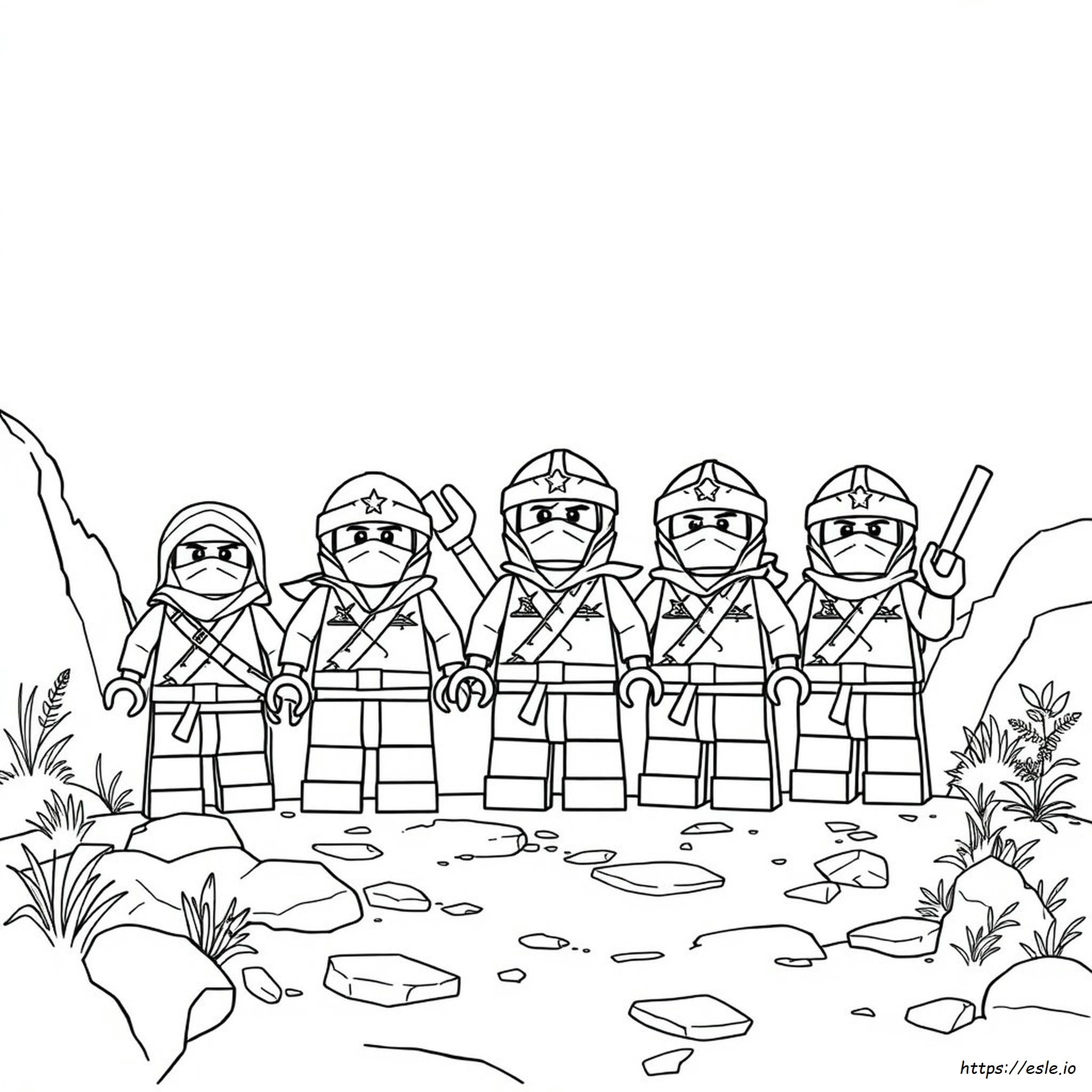 Colouring In Ninjago