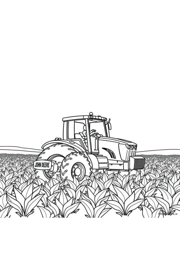 Kolorowanka John Deere
