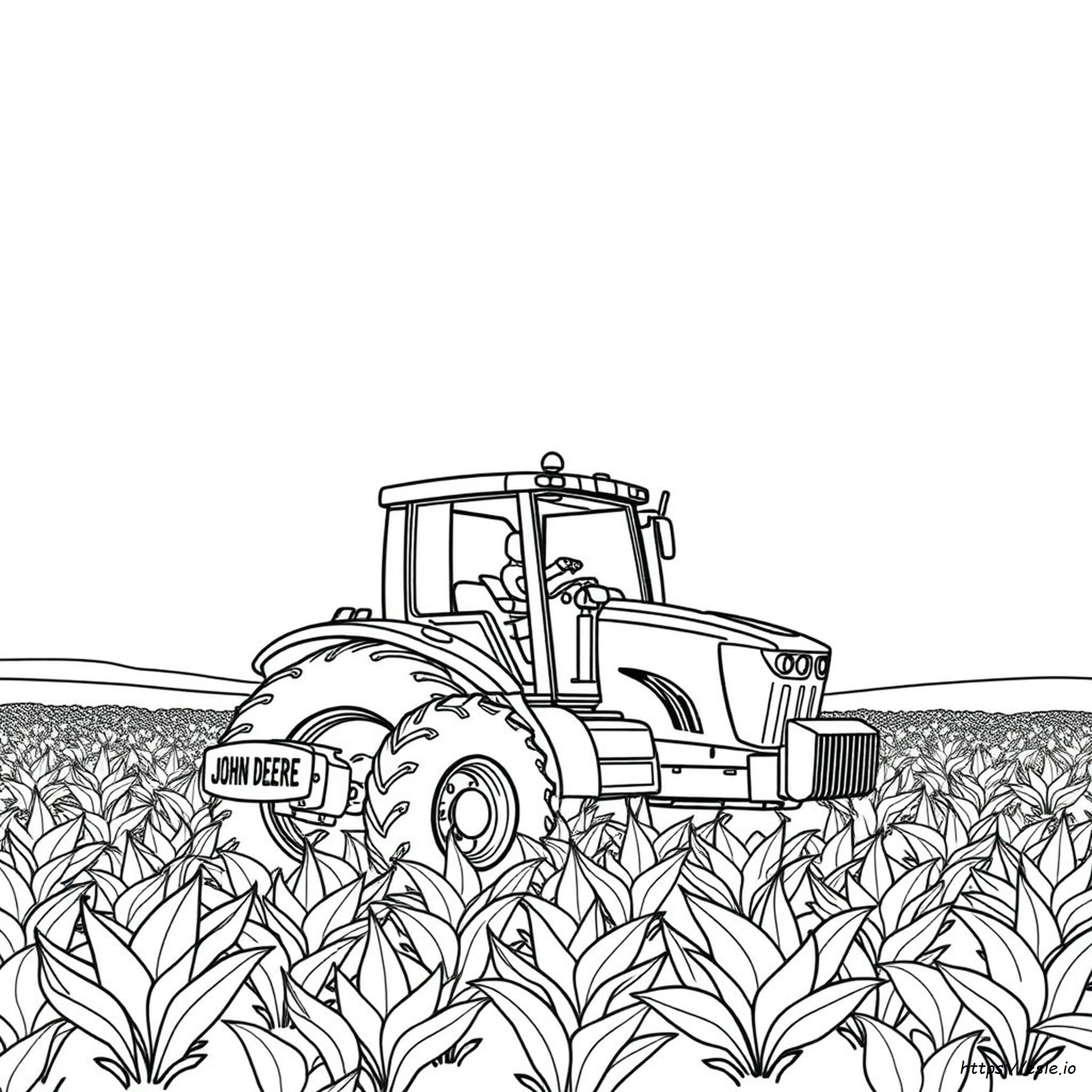 John Deere Kleurplaat kleurplaat