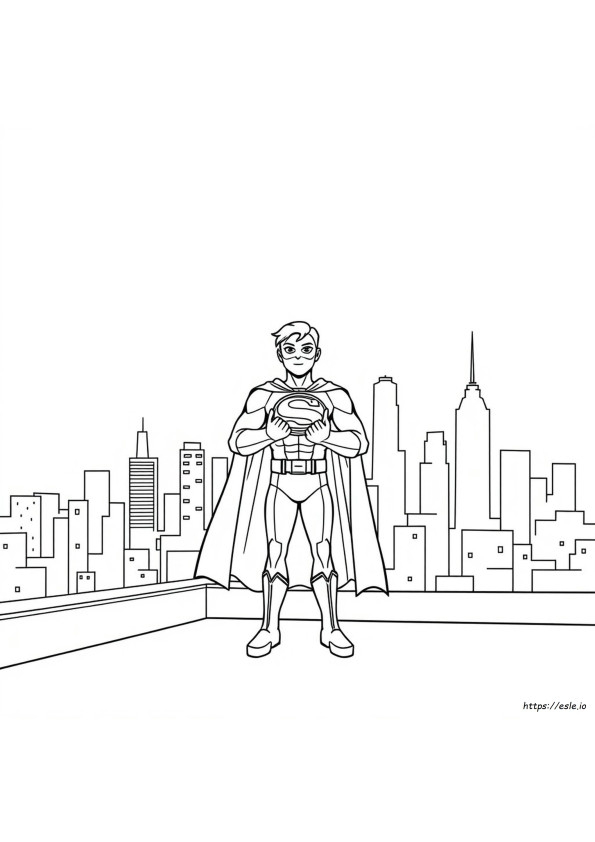 Crayola Super Hero Coloring Pages