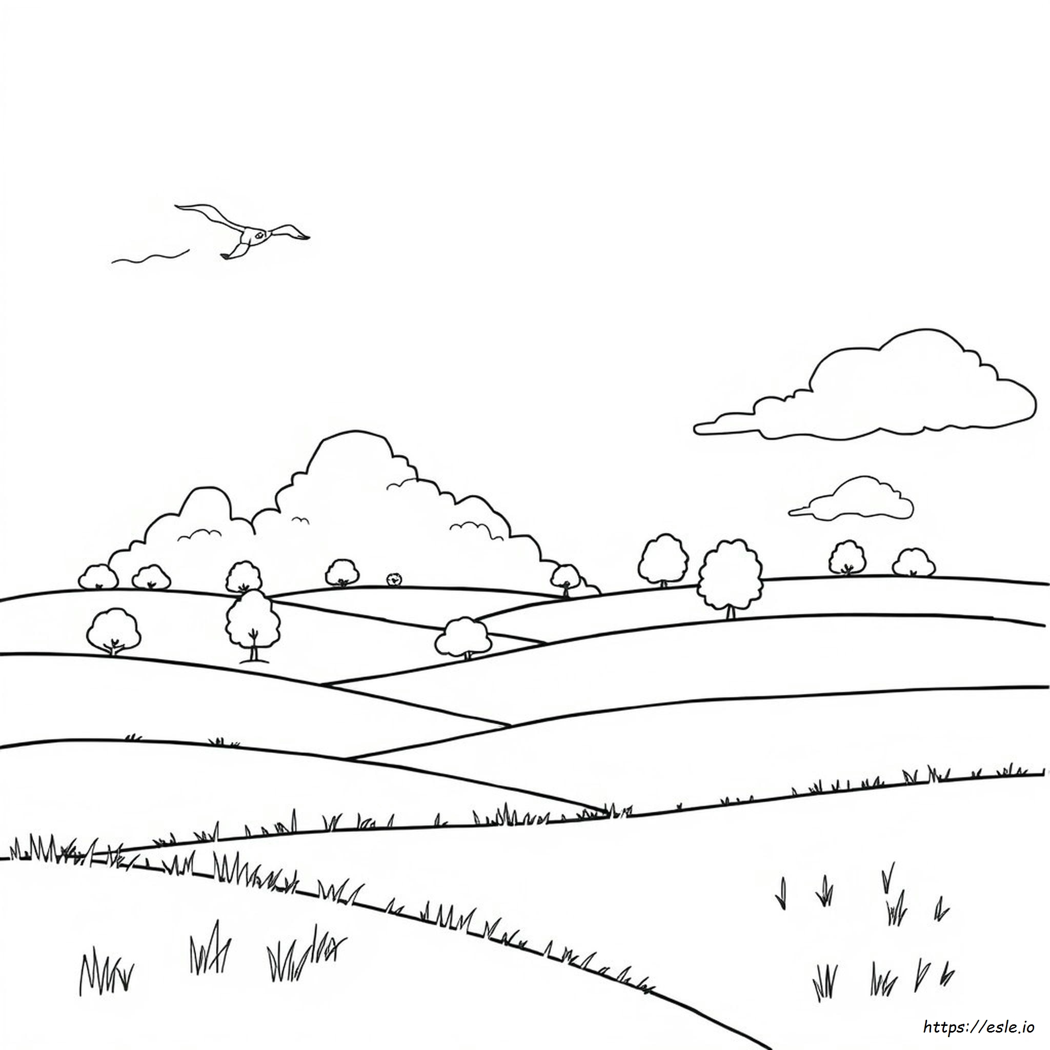 Colouring Pages Scenery