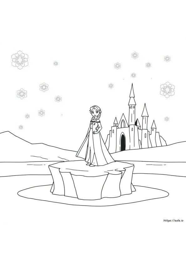 Desene De Colorat Frozen De Imprimat