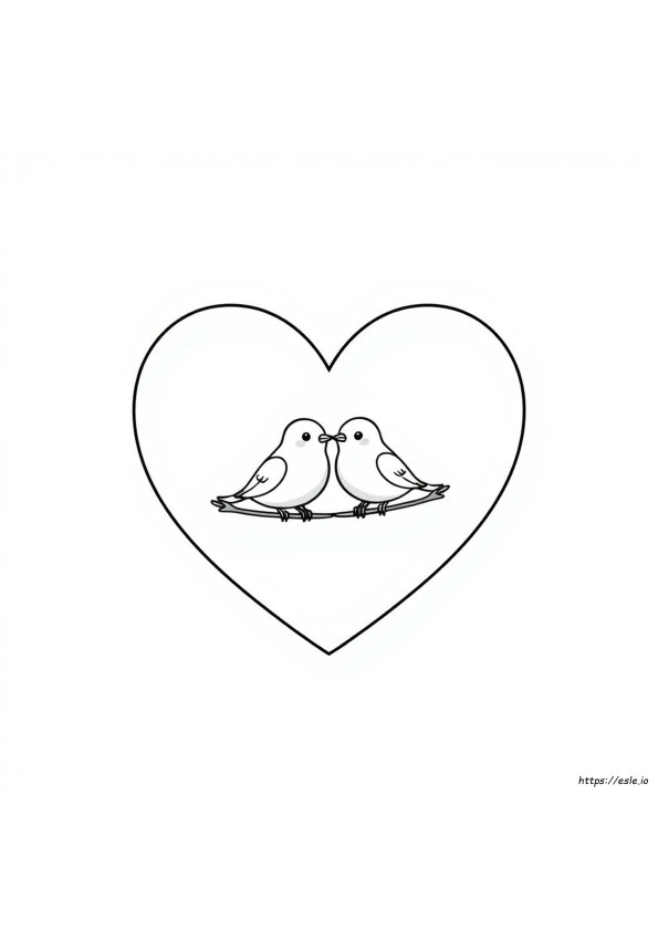 Sweet Heart Coloring Pages