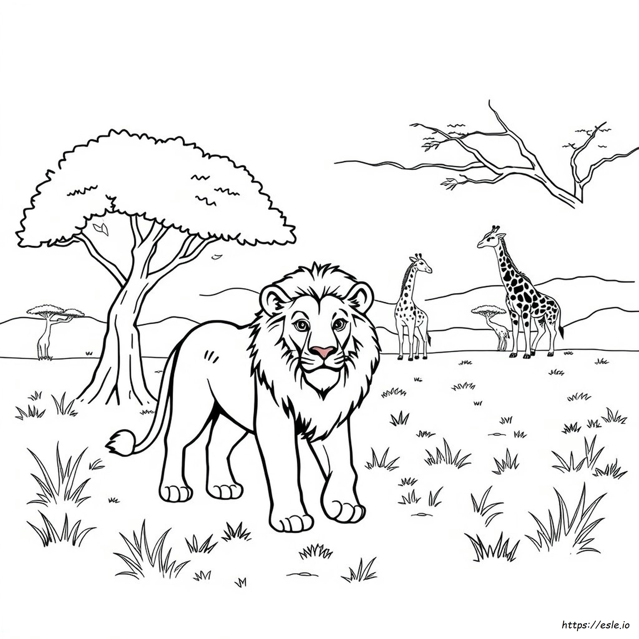 Africa Colouring