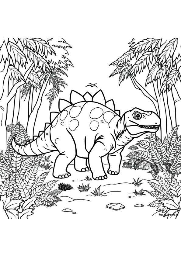 Ankylosaurus Coloring