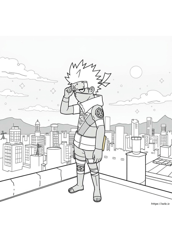 Kakashi Színező Oldalak