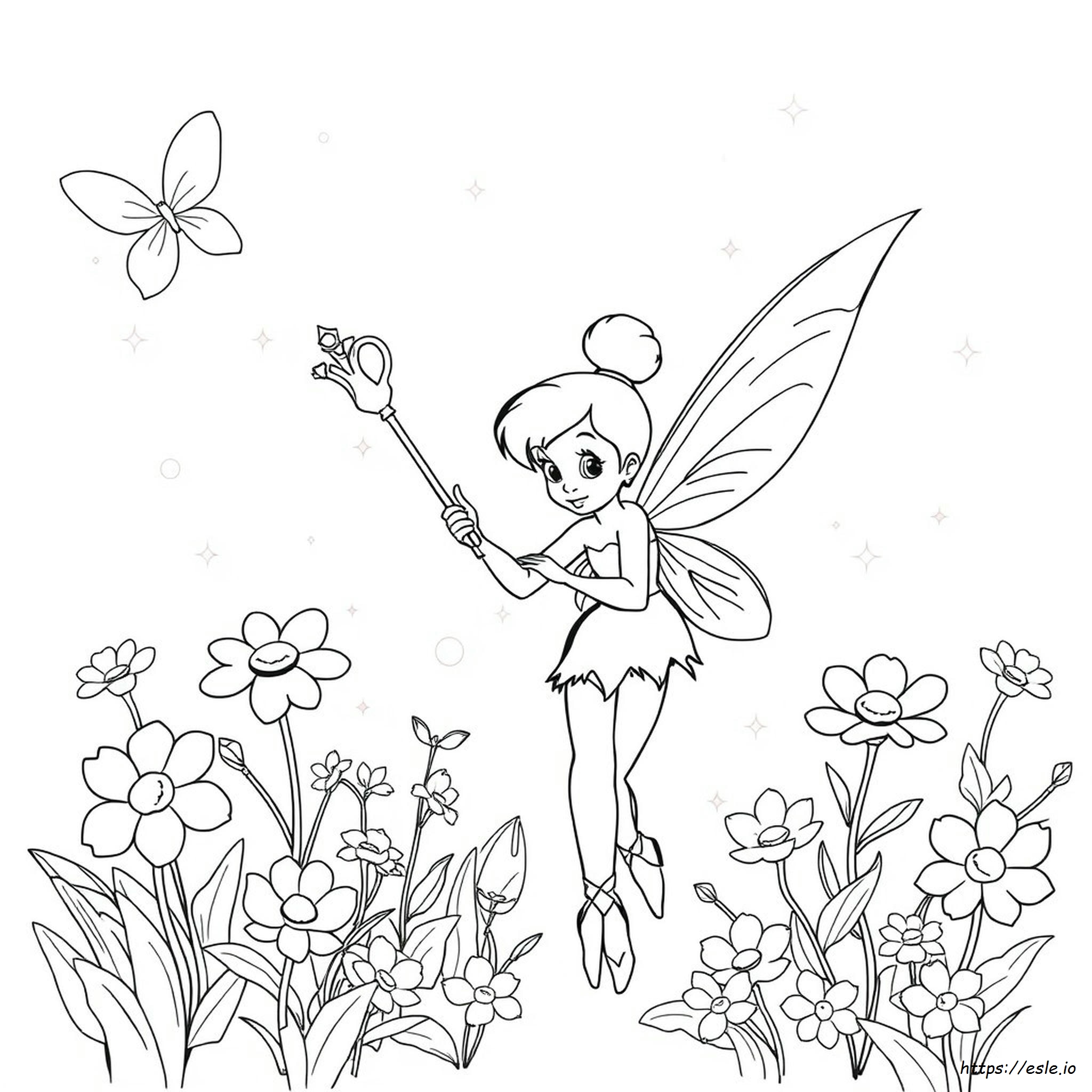 Tinkerbelll Coloring Pages