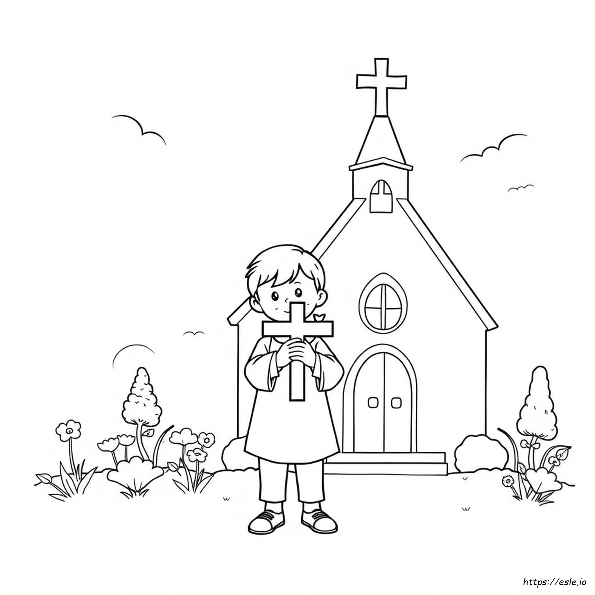 Printable First Communion Coloring Pages