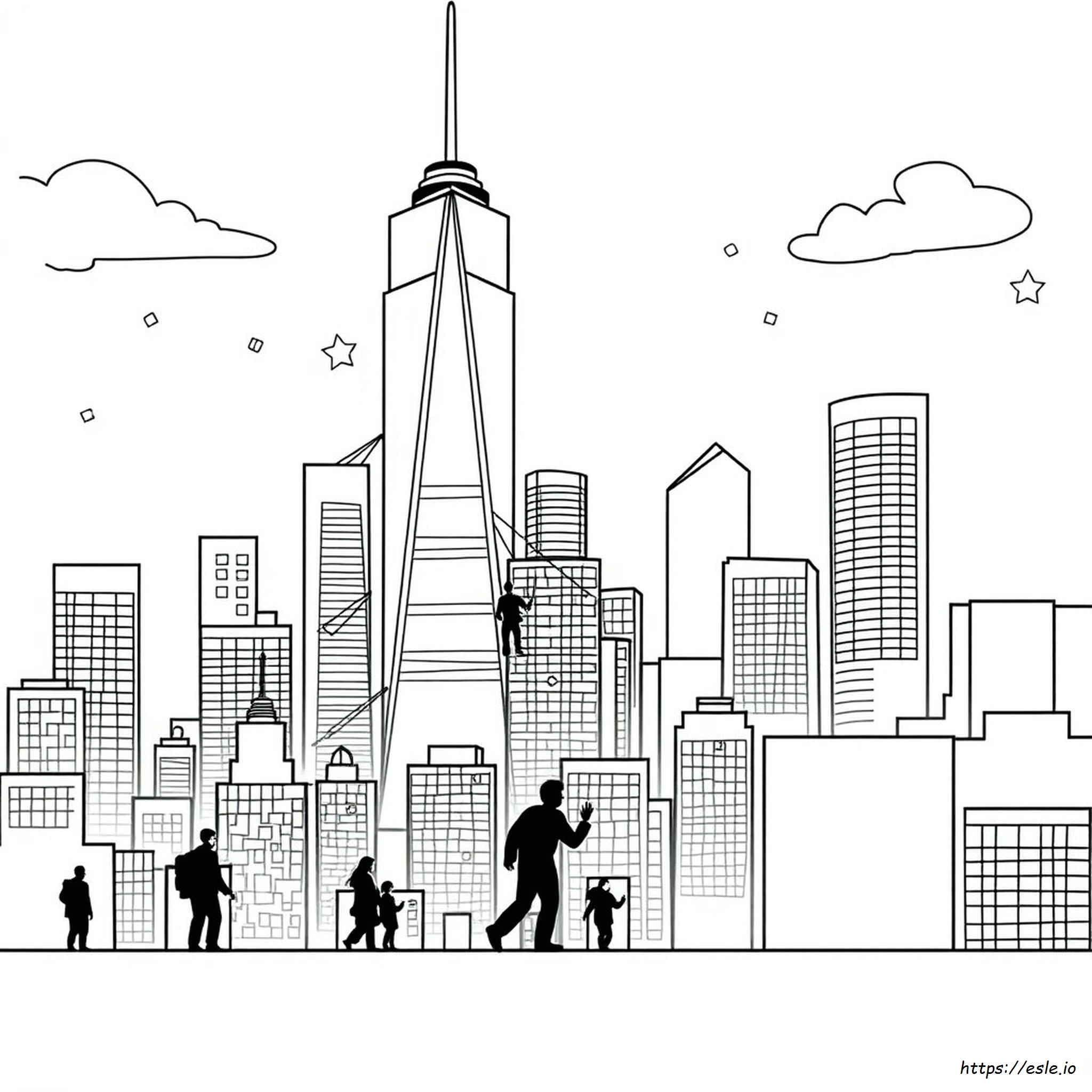 City Escapes Coloring Book