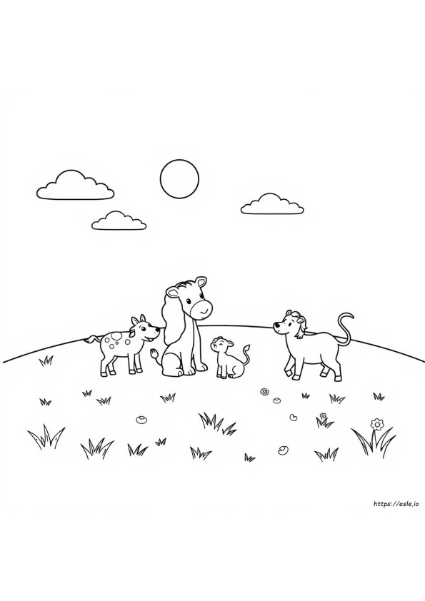 Schede Di Animali Da Colorare Per La Scuola Materna