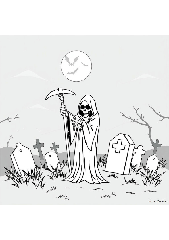 Grim Reaper Kleurplaten Printbaar
