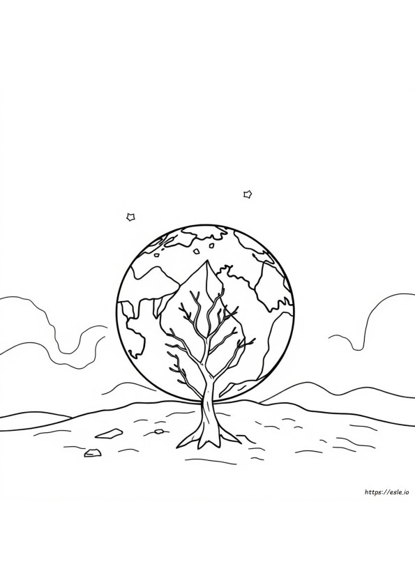 Globale Erwärmung Ausmalbilder