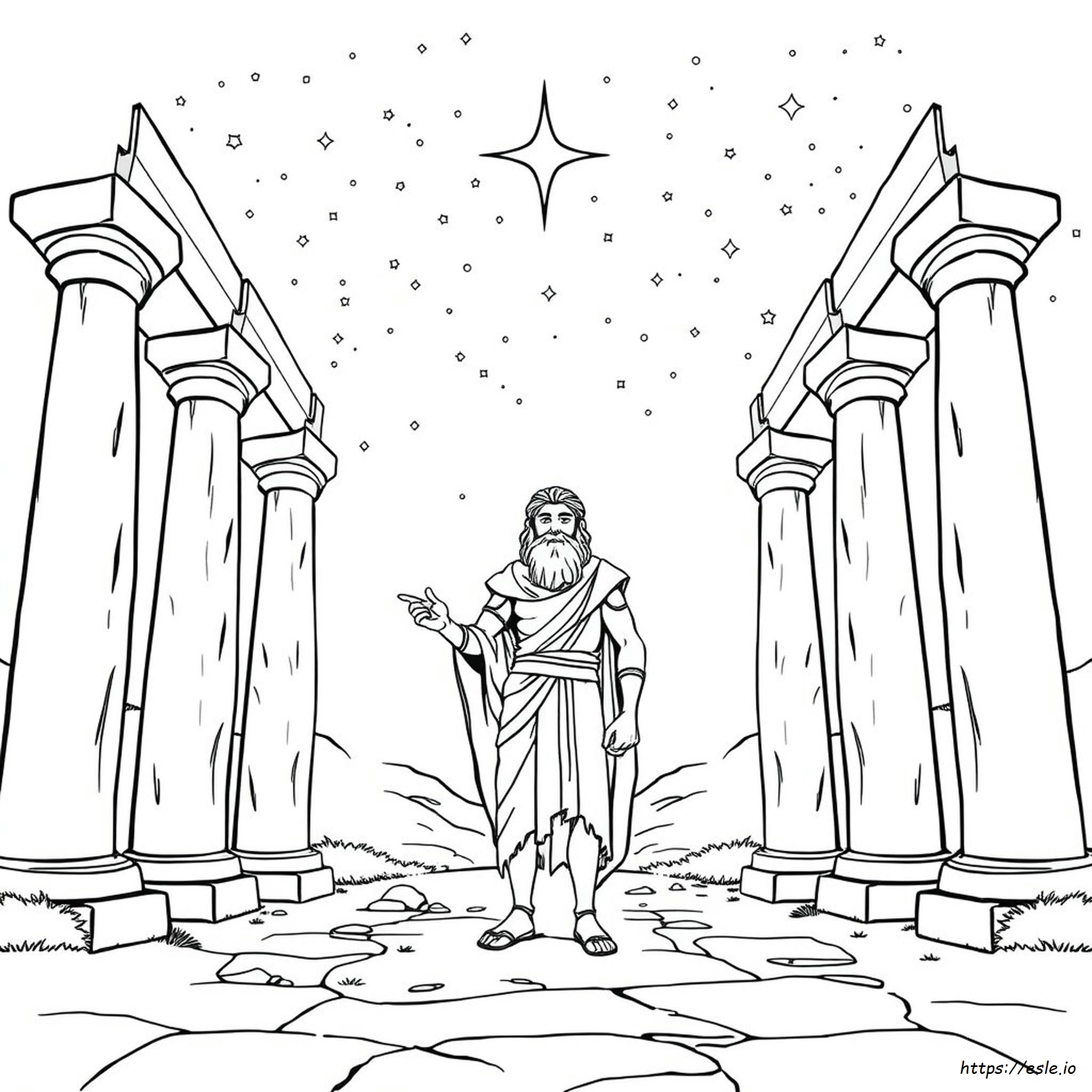 Atlas Coloring Page