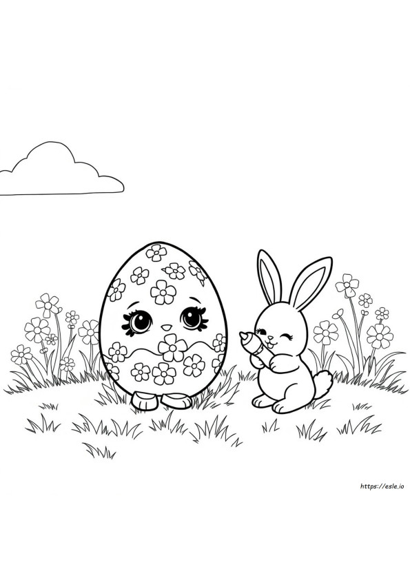 Kolorowanki Shopkins Wielkanocne