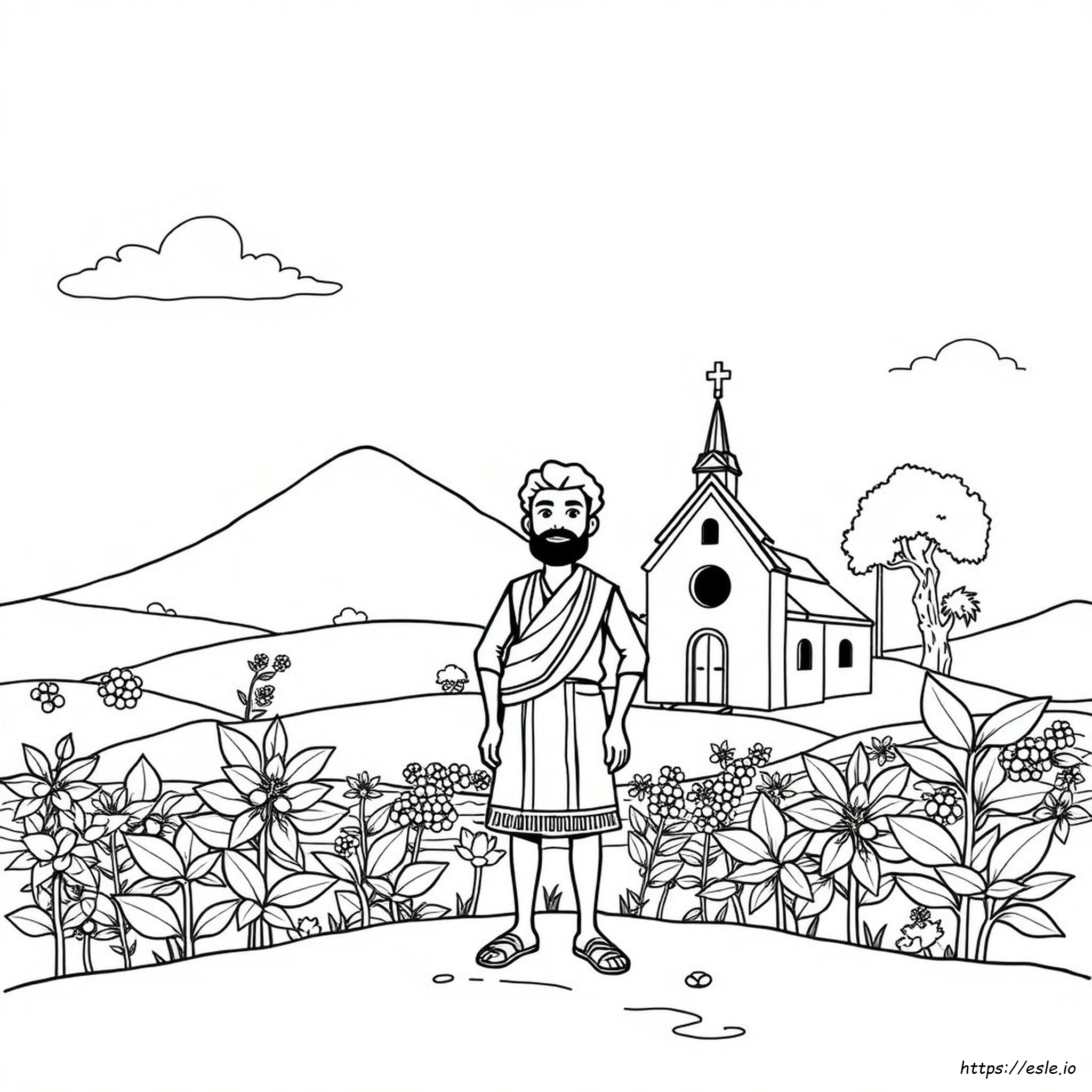Pagina Da Colorare Filippo L'etiope