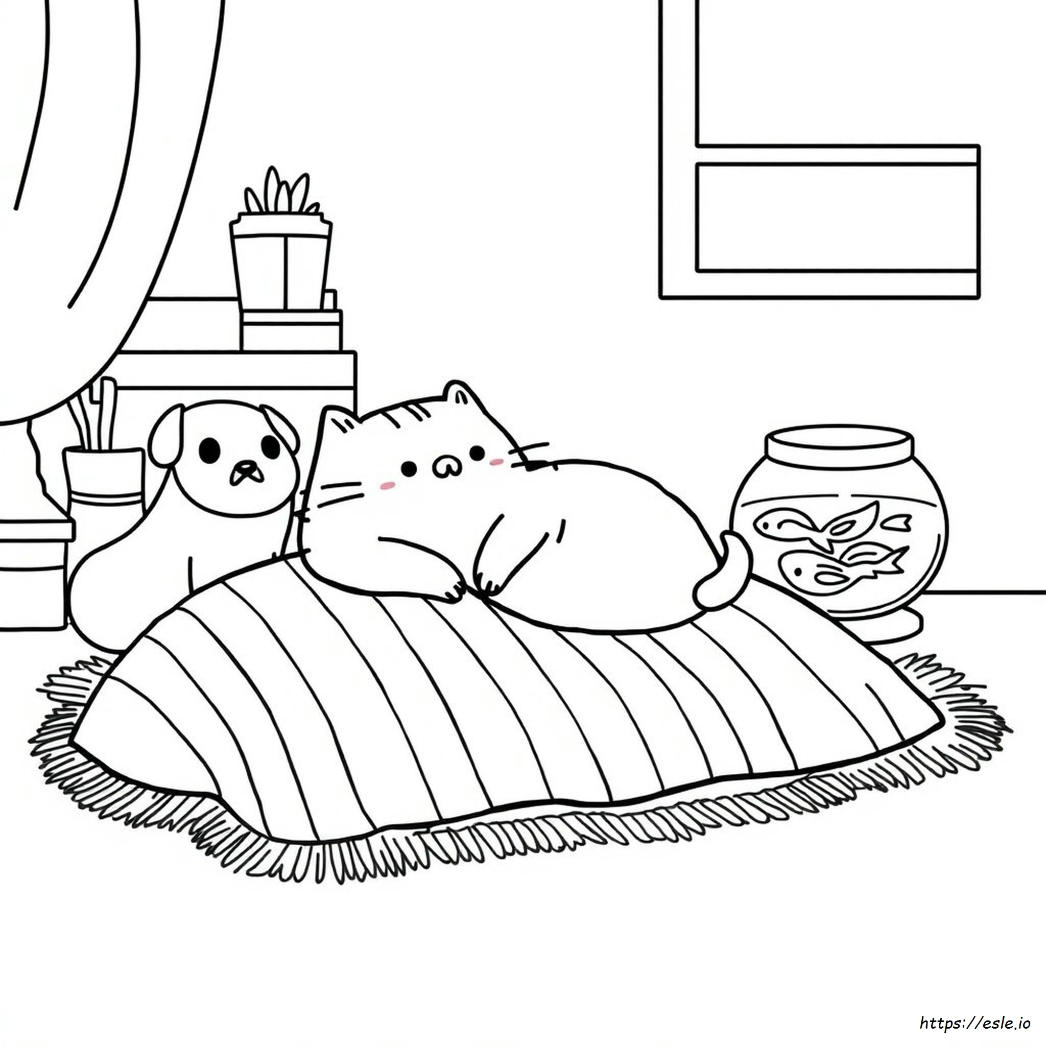Pusheen Ausmalbilder Zum Ausdrucken