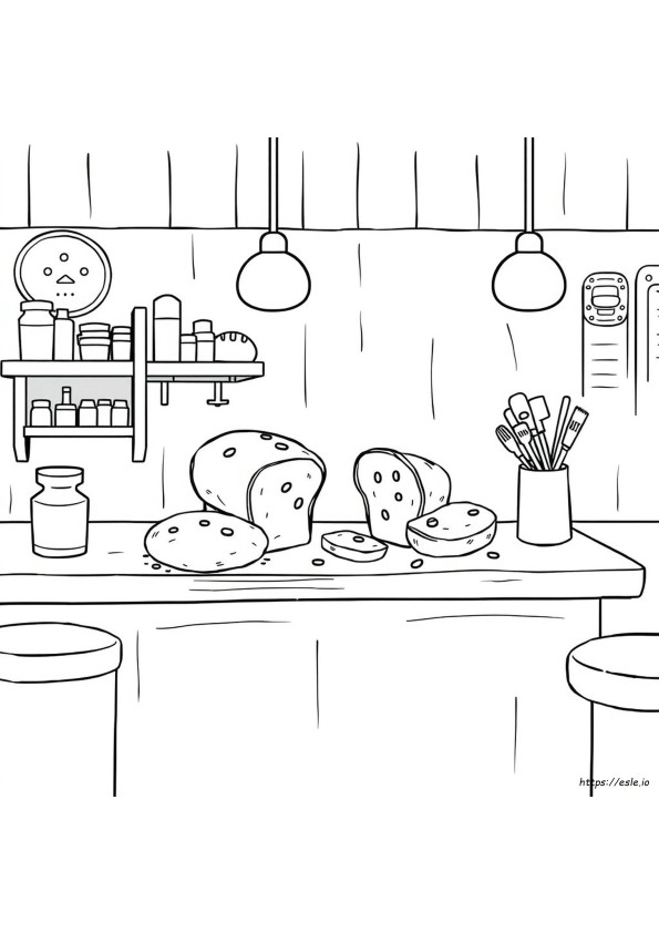 Kolorowanki Bread Barber Shop