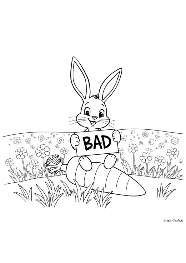 Bad Bunny Coloring Sheets