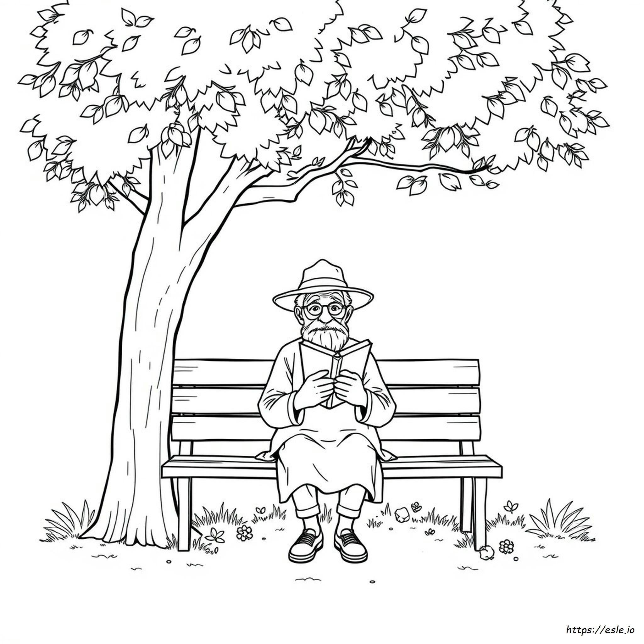 Coloriages Personnes Âgées