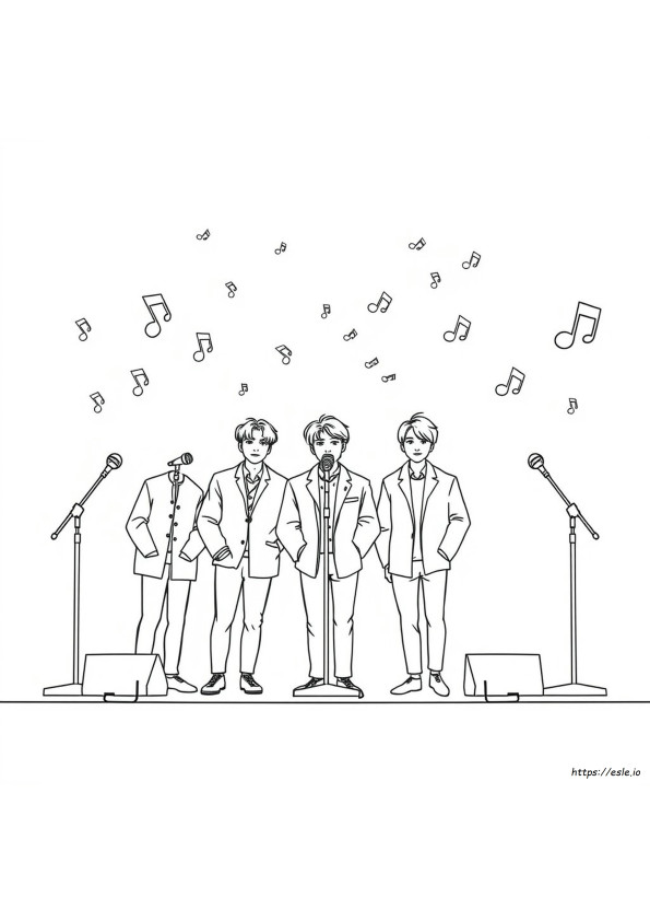 Bts Boyama Sayfaları Yazdır