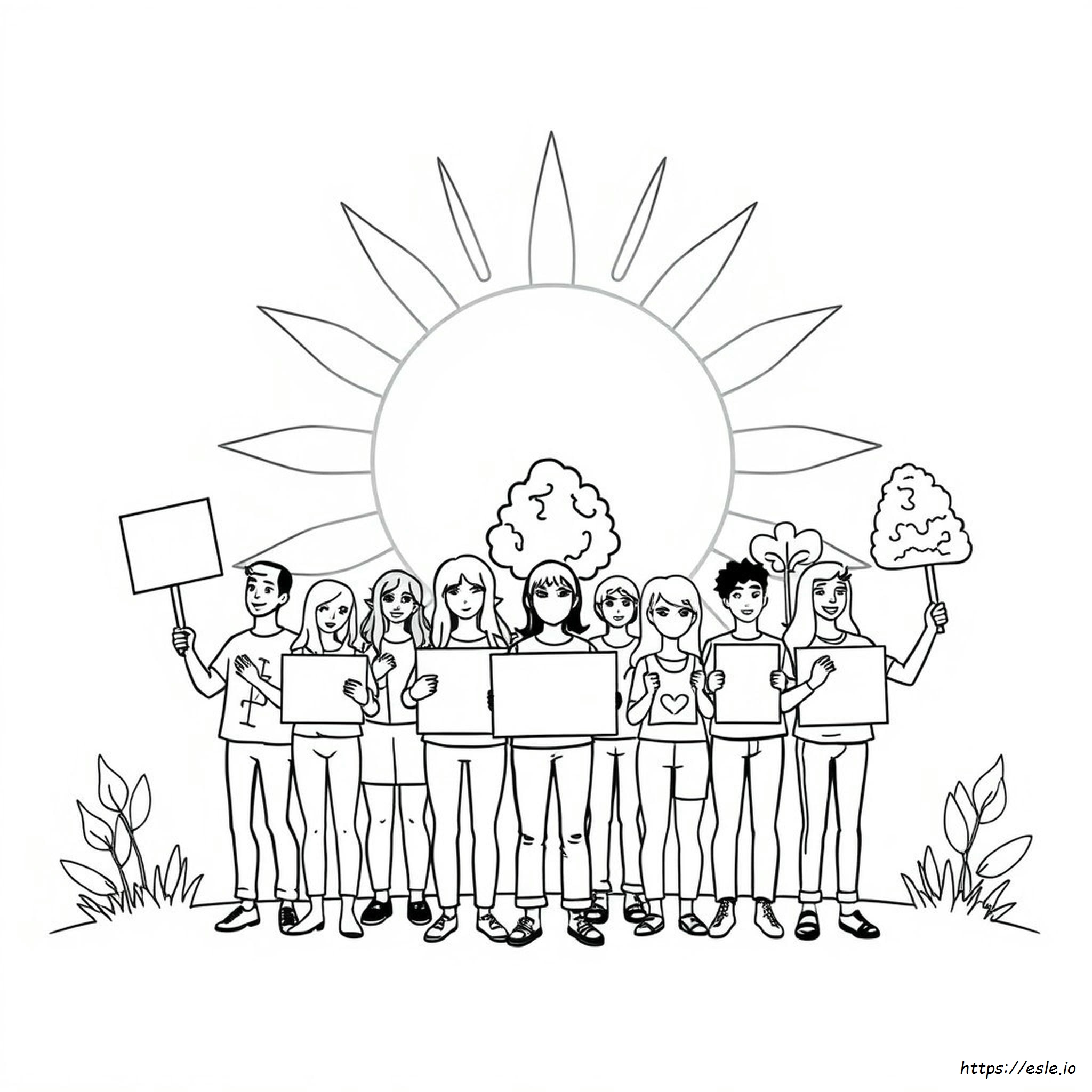 Earth Day 2024 Coloring Pages Printable