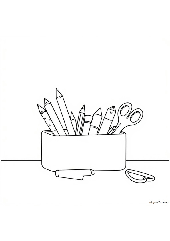 Estojo De Lápis Para Colorir