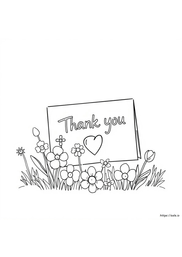 Printable Appreciation Thank You Coloring Pages