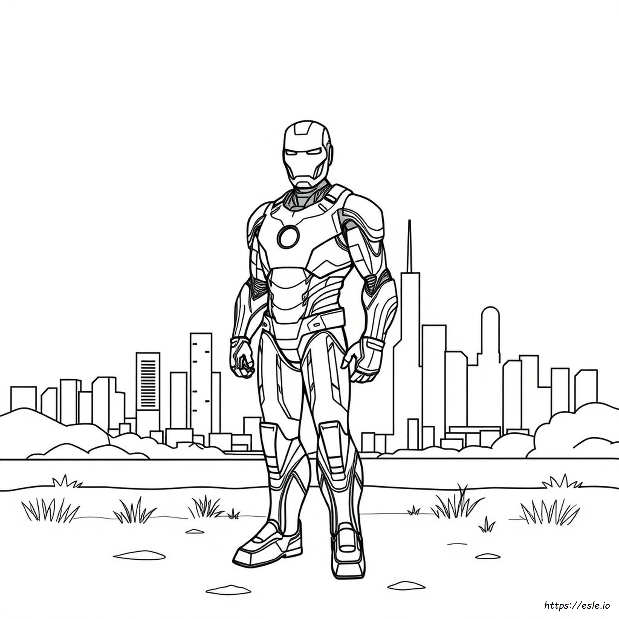 Iron Man Anzug Ausmalbilder