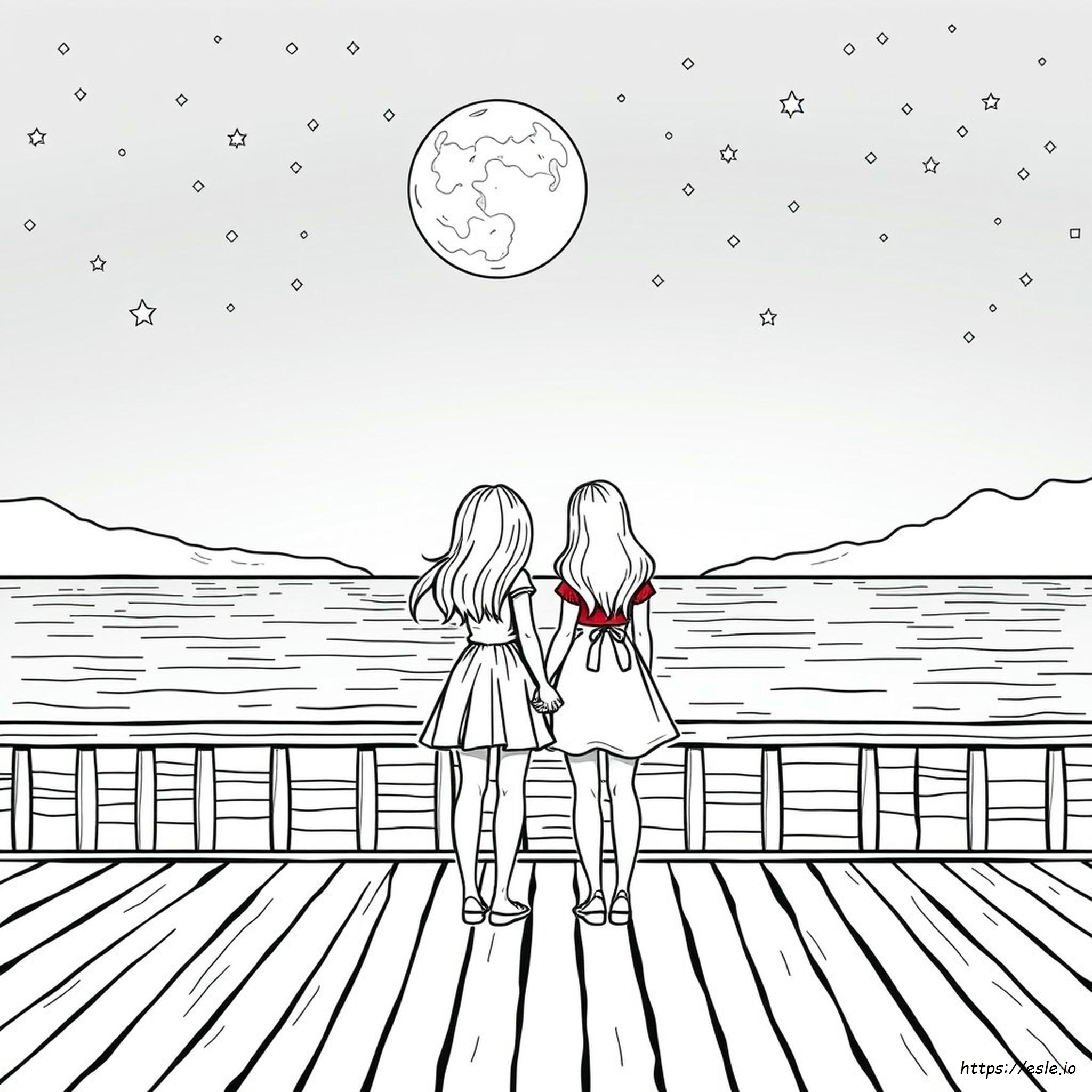 Aesthetic Two Bff Coloring Pages