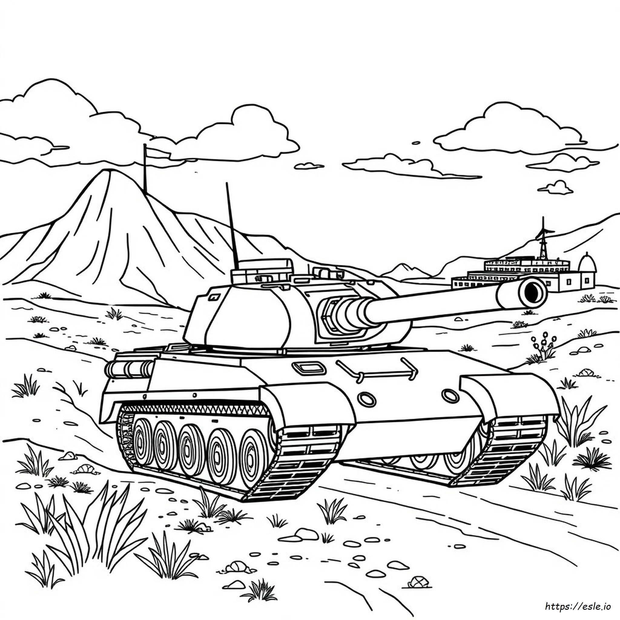 Tank Coloring Pages