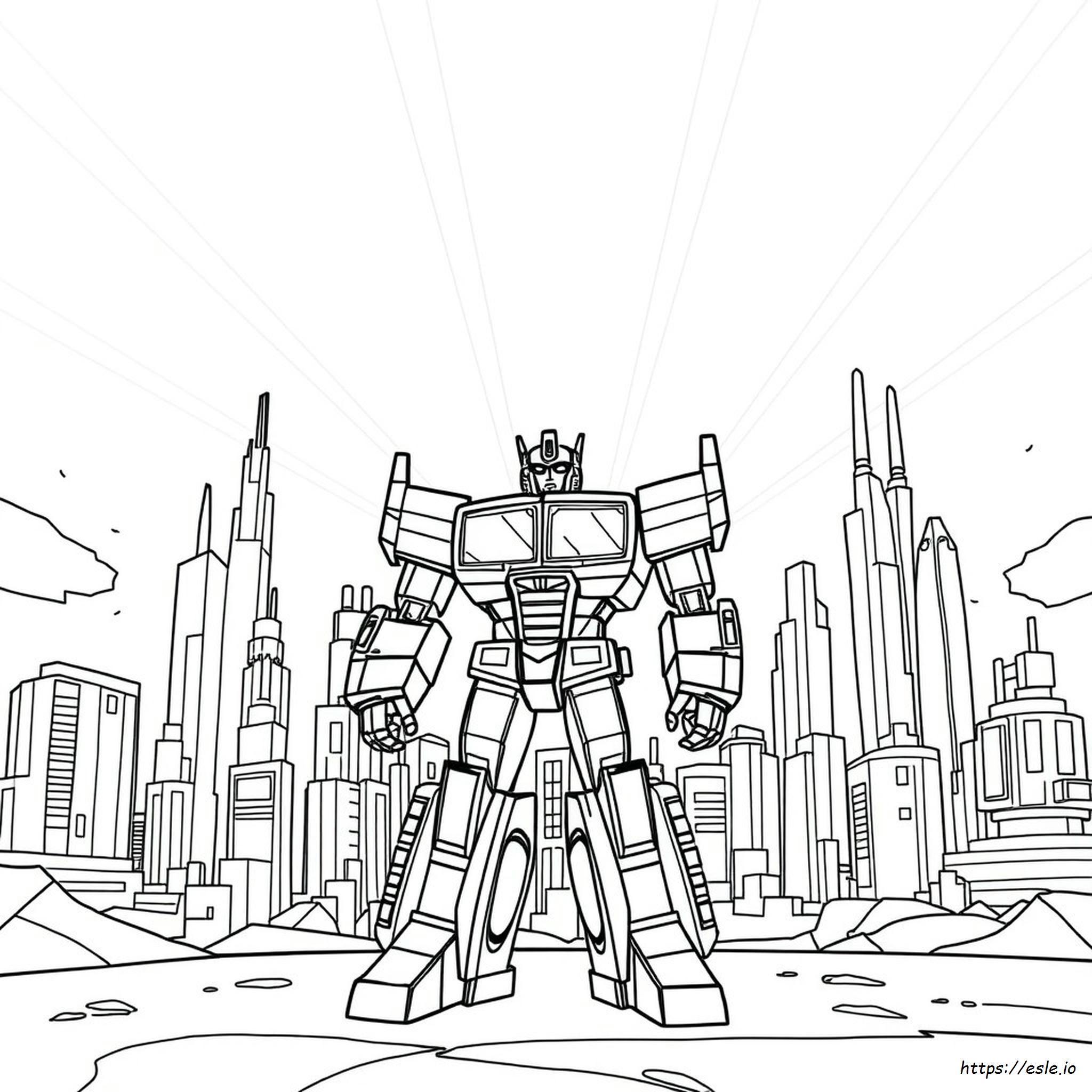 Transformers Prime Colouring Pages
