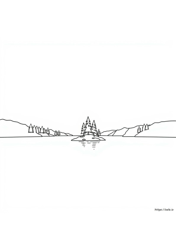Comment Colorier Un Lac