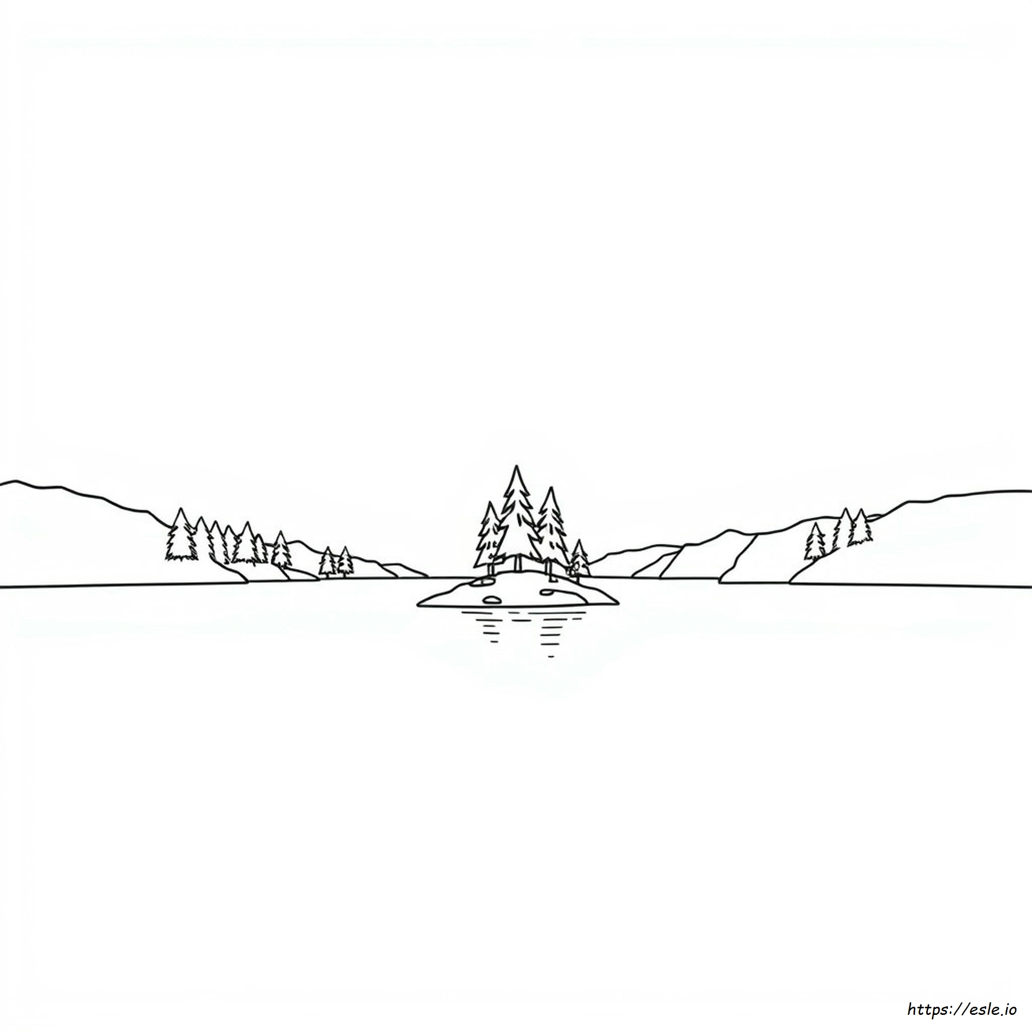 How To Color A Lake