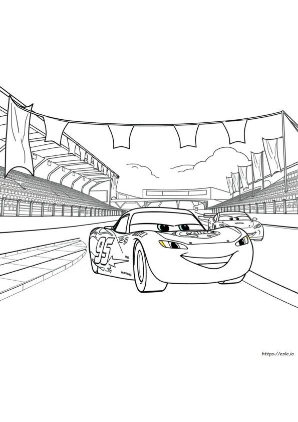 Coloriage Flash Mcqueen