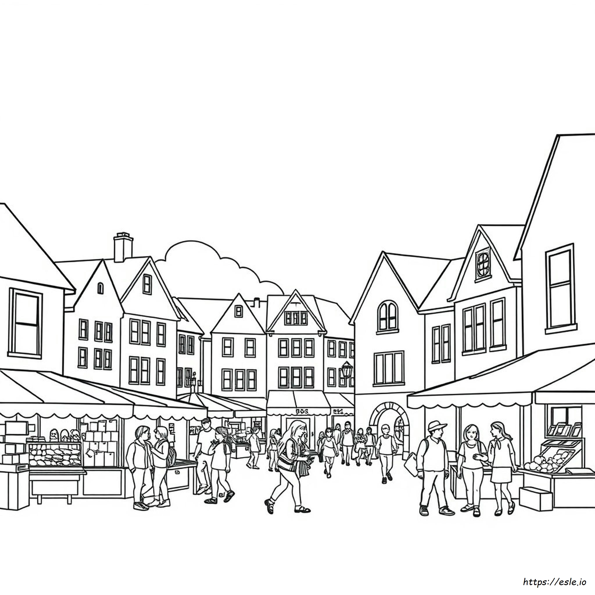 Town City Coloring Pages