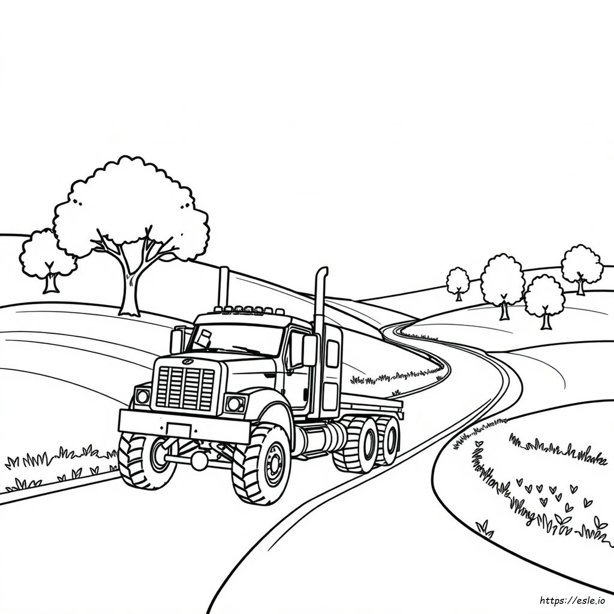 Super Truck Coloring Pages