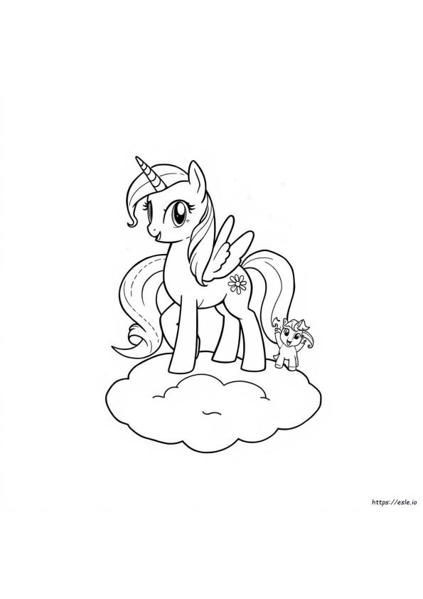 Coloriage My Little Pony Rarity