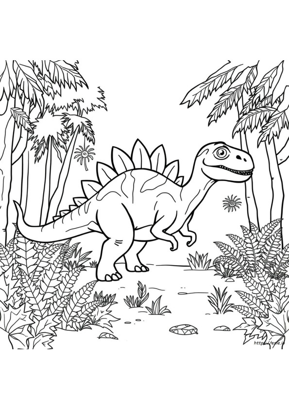 Spinosaurus Värityskuva