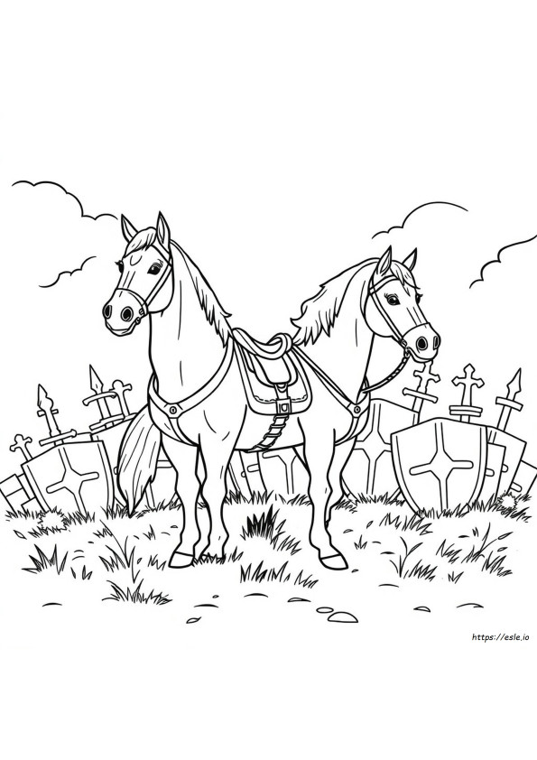 War Horse Coloring Pages