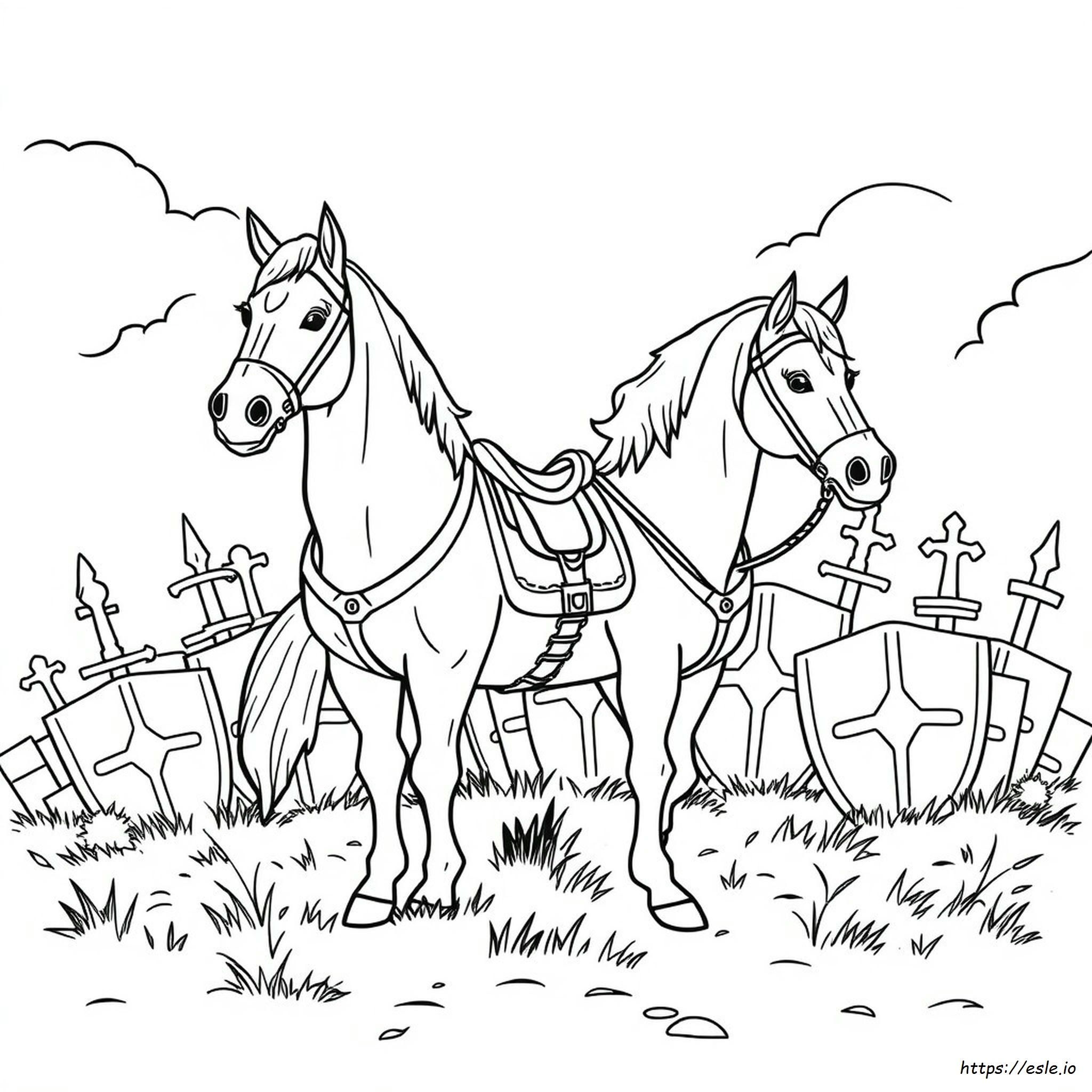 War Horse Coloring Pages