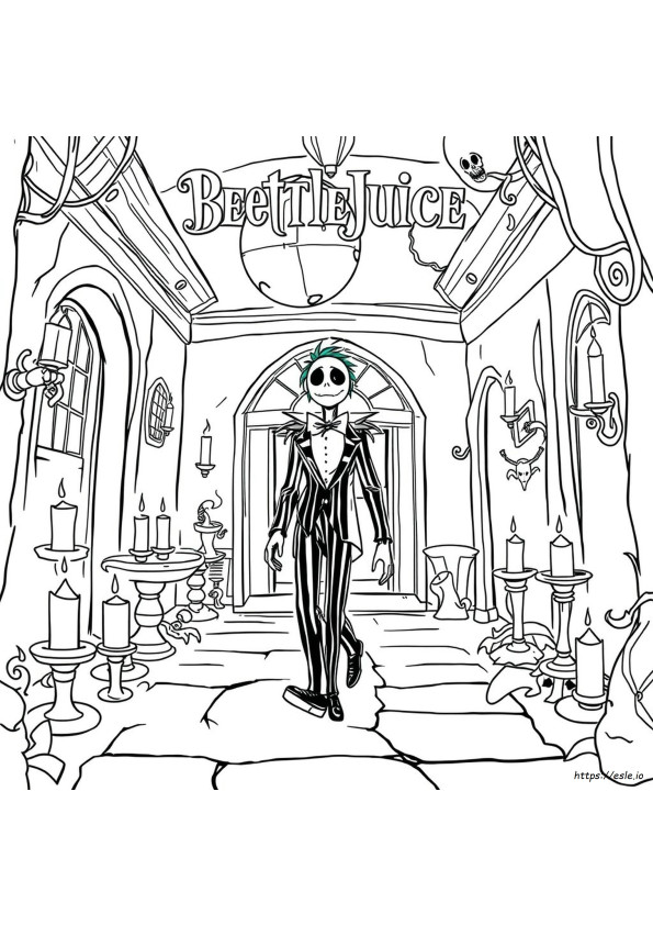 Beetlejuice 2 Ausmalbilder