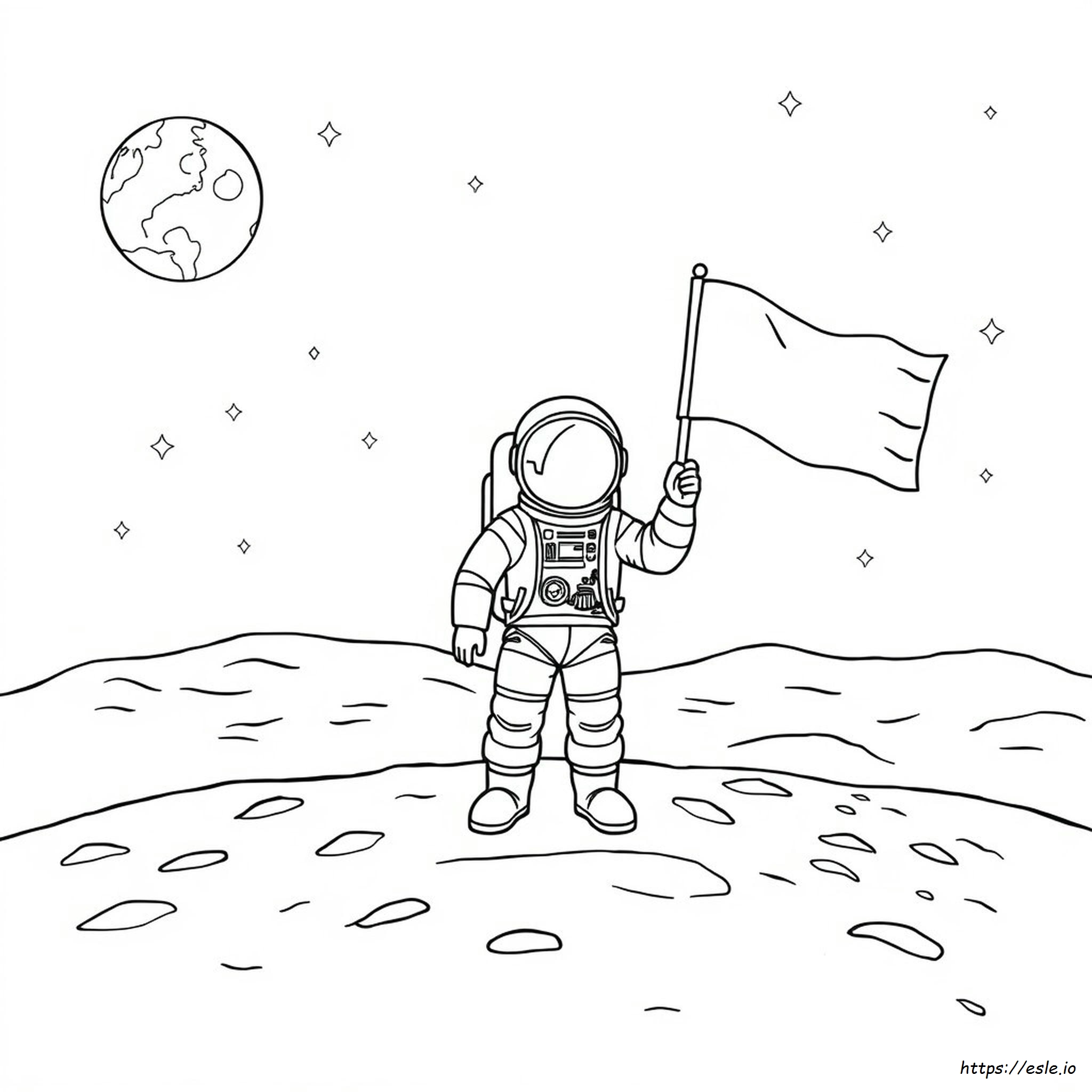 Astronauta Da Colorare