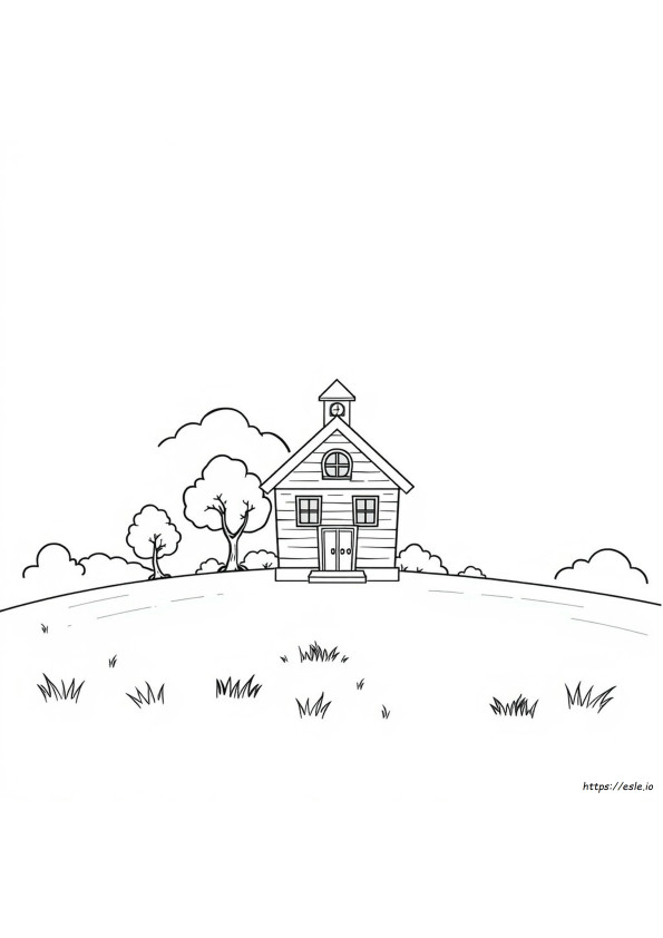 Coloriage École