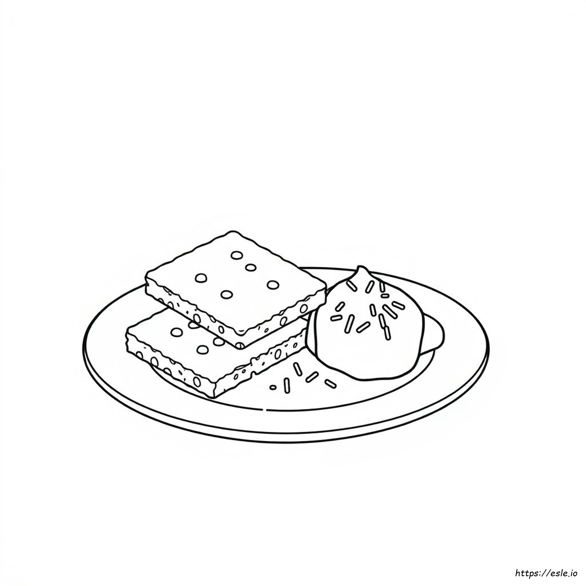 Graham Cracker Coloring Page