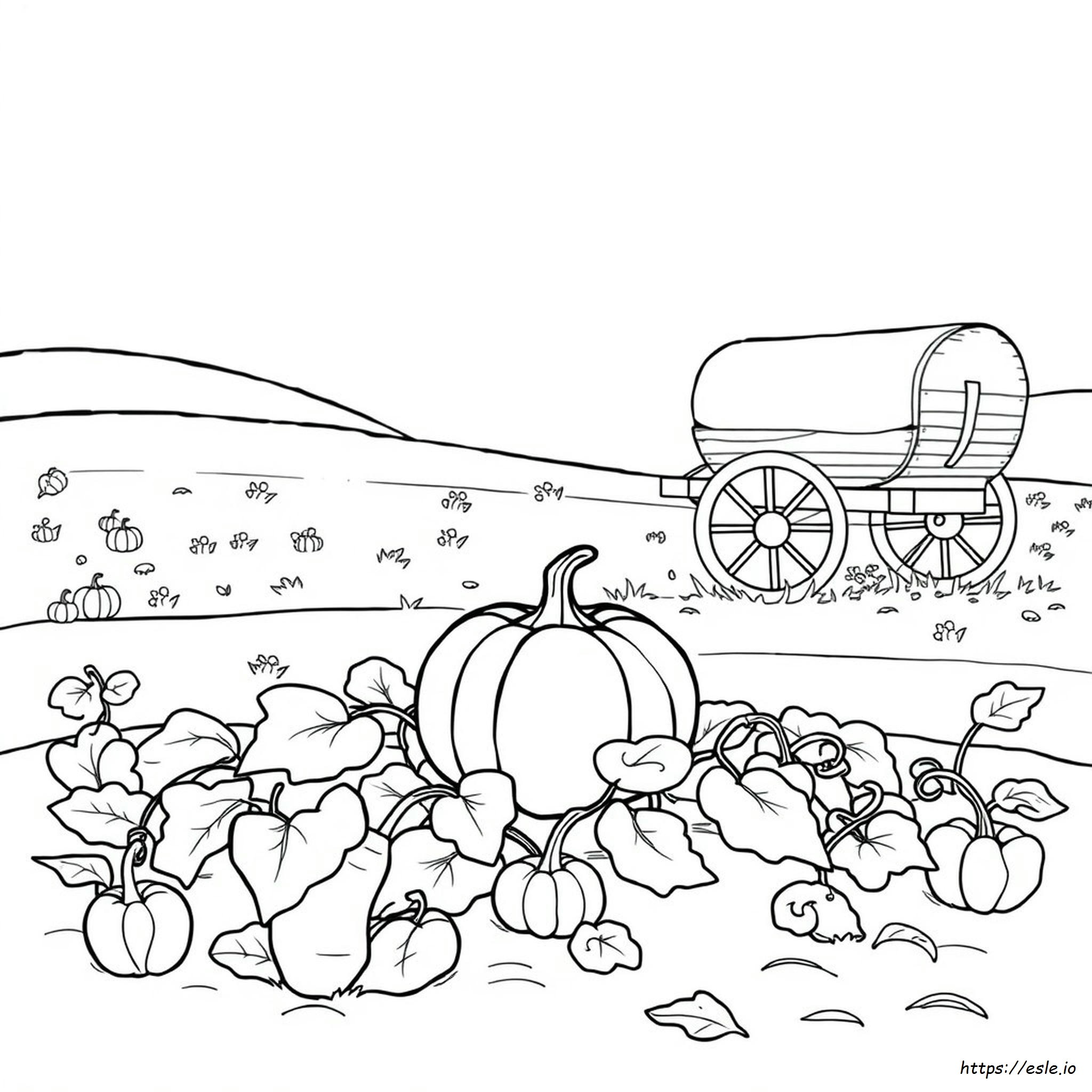 Little Pumpkins Coloring Page