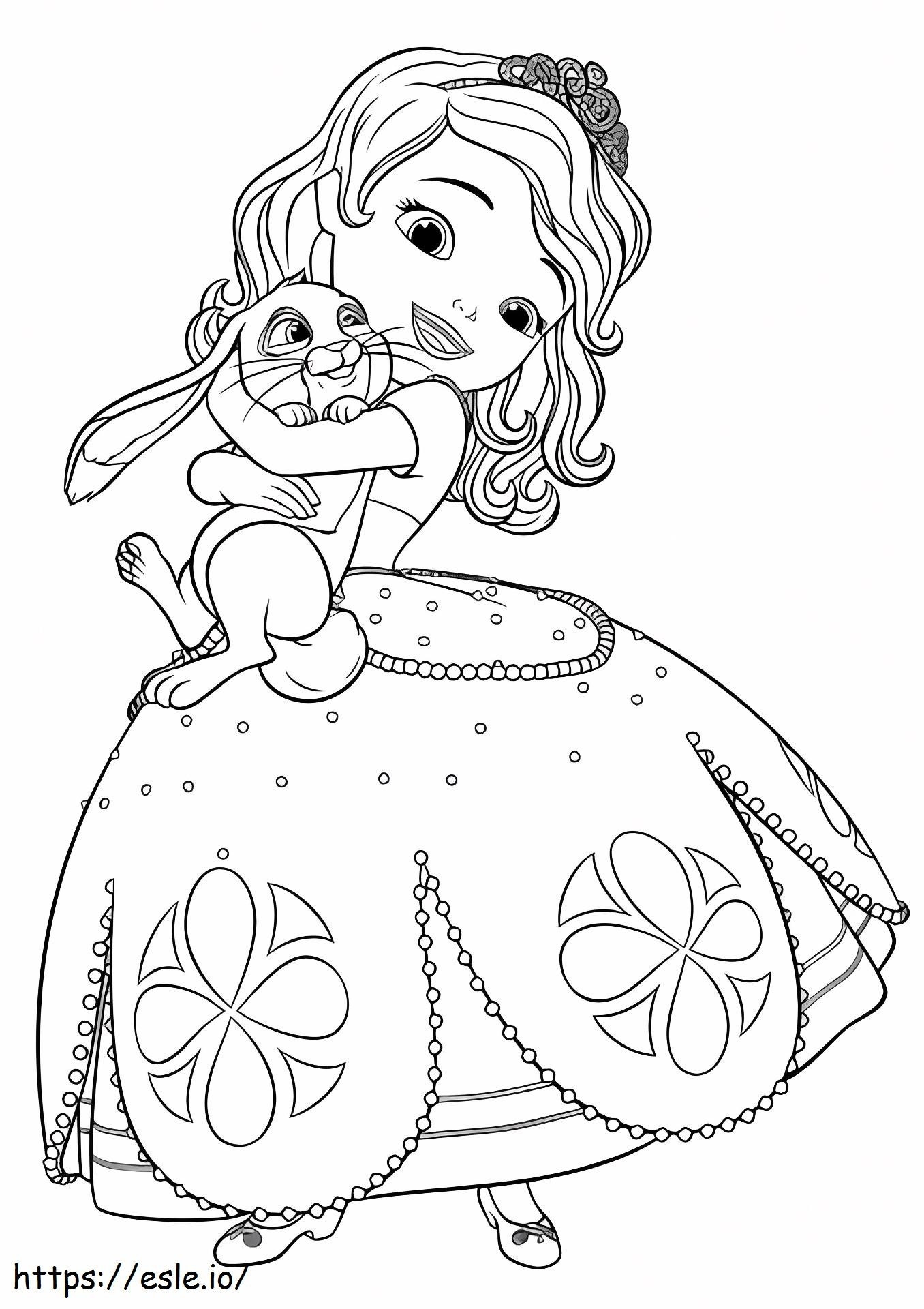 Sofia And Clovera4 coloring page