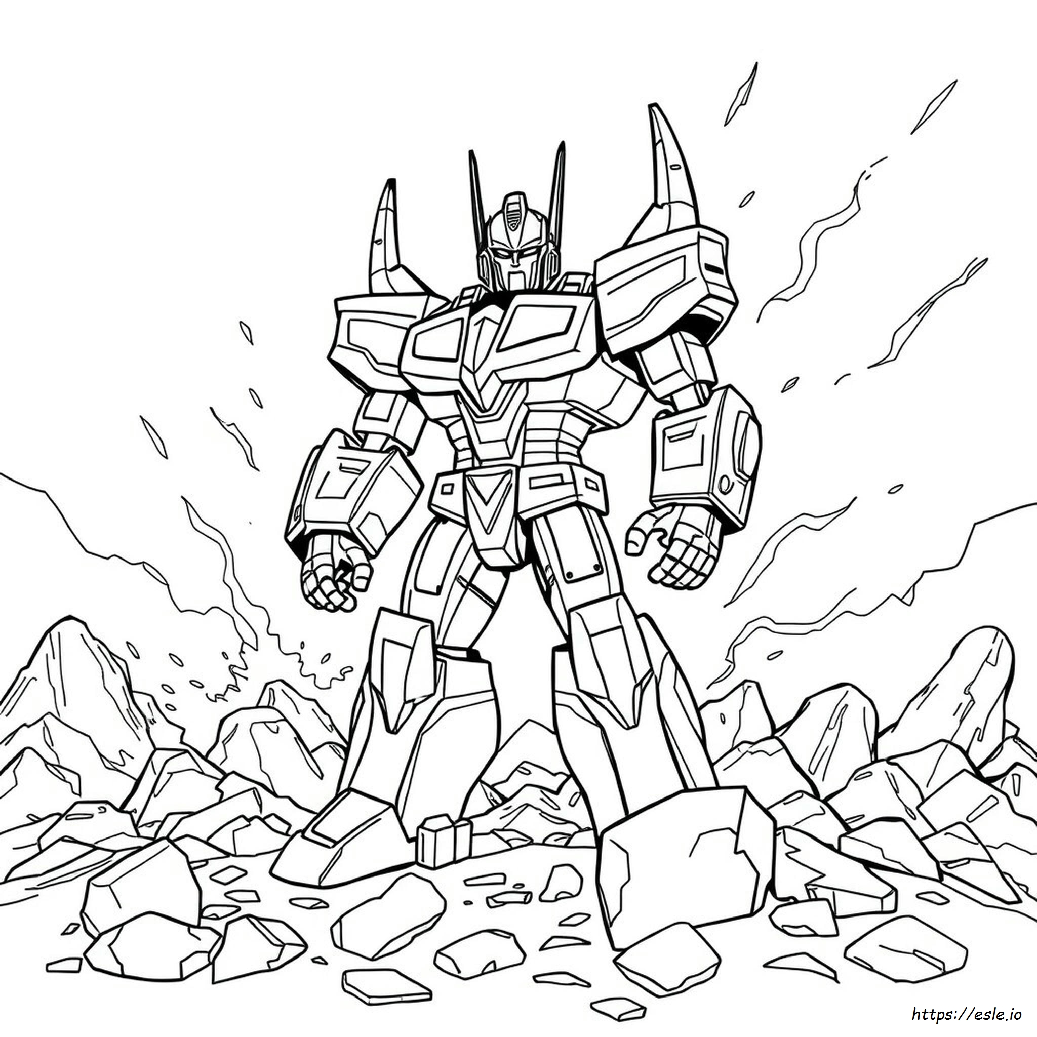 Megatron Colouring Pages