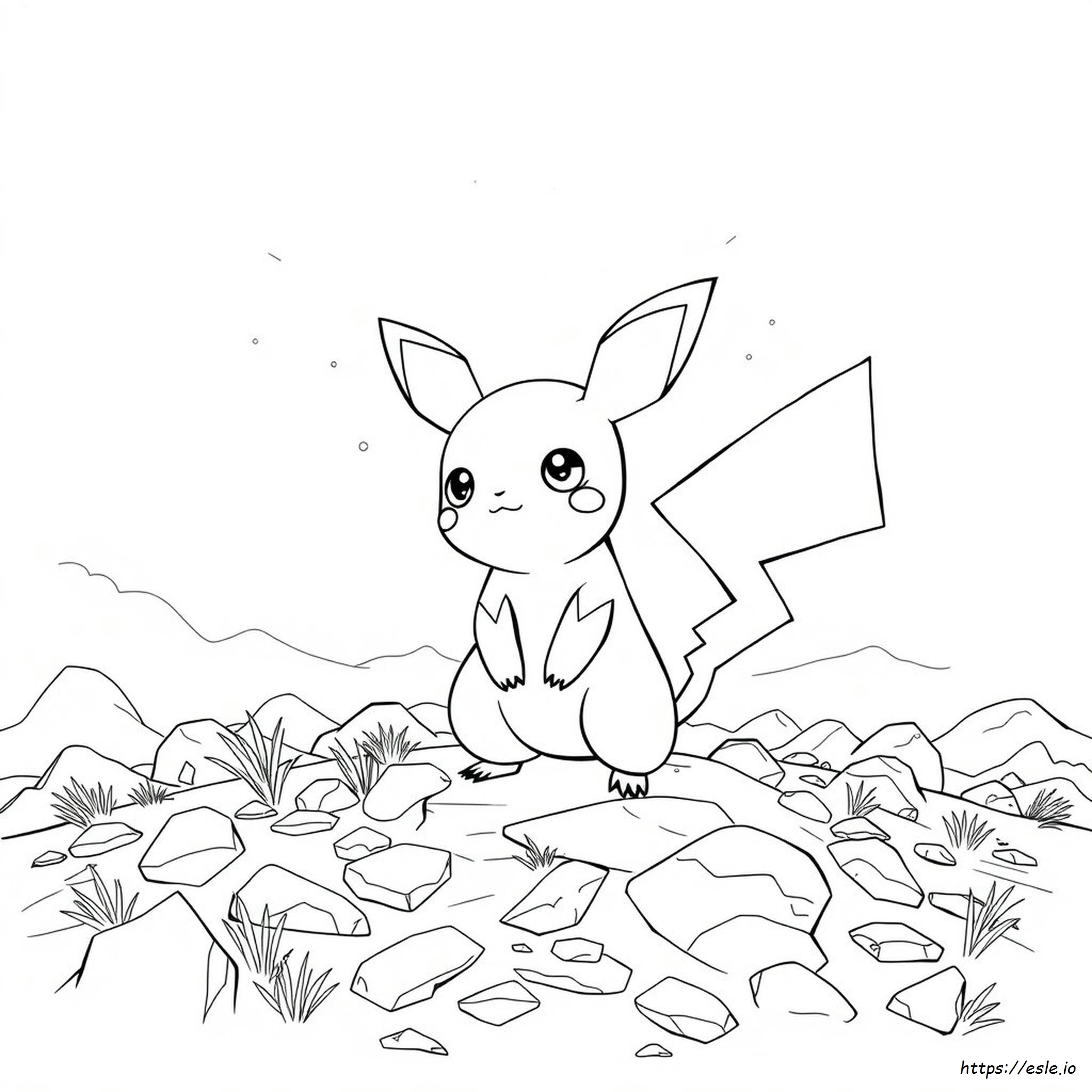 Raichu Pokemon Coloring Pages