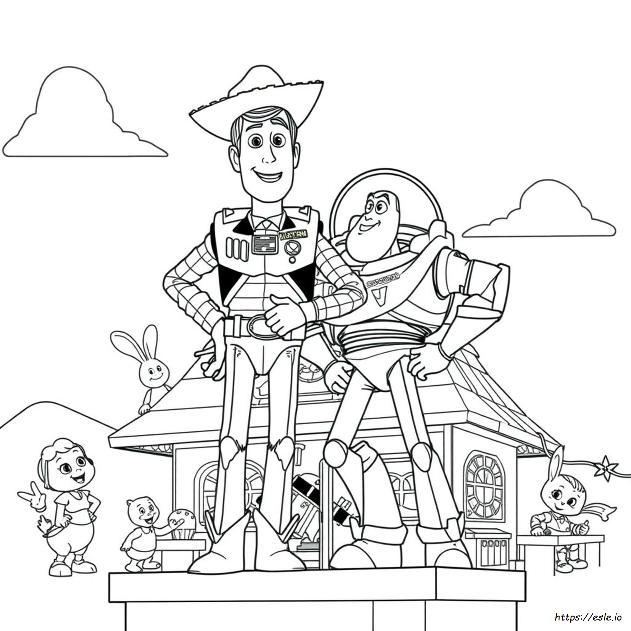 Toy Story 4 Coloring Book